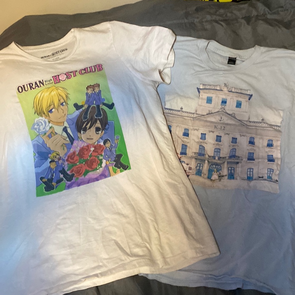 Pit Stain Pack - Ouran High School Host Club & Melanie Martinez Tees